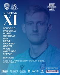 🆕 locked in and ready to go. Here's our team sheet for tonight's clash at  home to Glenavon. #SportsDirectPrem #COTB