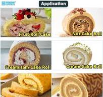 Automatic Swiss Cake Roll Production Making Rolling Machine Slicer for  Bakery
