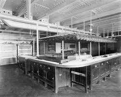 In designing a practical kitchen, the kitchen work triangle should be a consideration. First Second Class Galley Titanic Wiki Fandom