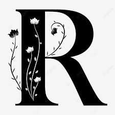 Alphabet Letter R With Ornaments Floral Vintage Letter R Alphabet Letter Png And Vector With Transparent Background For Free Download Lettering Alphabet Vintage Lettering Letter R