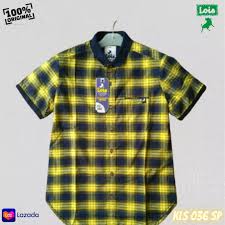 Memang baju kemeja sangat penting untuk. Kemeja Lengan Pendek Pria Baju Kemeja Pria Baju Kotak Kotak Warna Kuning Pria Pakaian Pria Busana Pria Fashion Pria Lazada Indonesia