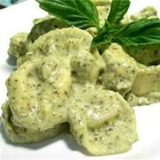 Basil Cream Sauce Creamy Pesto Sauce Cream Sauce Recipes Food Processor Recipes