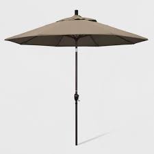This model opened and closed more smoothly than other crank tilt moves the head to the side with another rotation of the same crank you use to lift the umbrella. 9 Aluminum Push Tilt Patio Umbrella California Umbrella Target