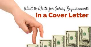 How To Write Salary Requirements In Cover Letter Wisestep