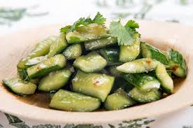 Chinese Smashed Cucumbers With Sesame Oil And Garlic Recipe Recipe Recipes Smashed Cucumber Salad Food