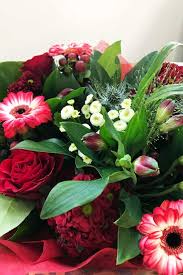 Ein Wunderschoner Blumenstrauss In Grun Und Rot Dehner Meindehner Pflanzen Blumen Blumenstrauss