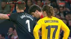 uˈnaj siˈmon;born 11 june 1997) is a spanish professional footballer who plays as a goalkeeper for athletic bilbao. Unai Simon Vs Barcelona 05 02 2020 Atletico Club Vs Barcelona 1 0 Youtube