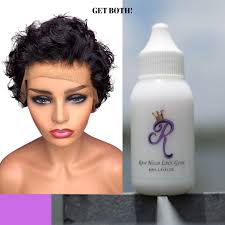 Women Lace Front Brazilian Human Hair Natural Curly Real Human Hair Short  Curly Short Hair Style Wigs