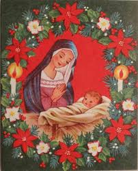 Pin On Vintage Religious Christmas Cards