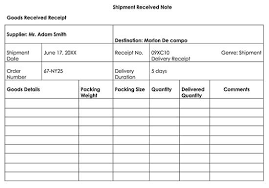 10 free goods return receipt templates word excel
