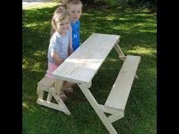 Bench Or Picnic Table For The Kids Introduction A Mighty Little Bench Come Picnic Table Ideal For Kids Arou Folding Picnic Table Kids Picnic Table Picnic Table