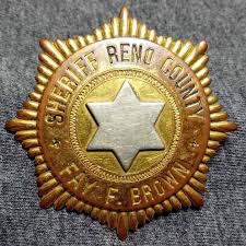 Sheriff Fay F. Brown's Badge: Rin-Tin-Tin the Police Dog