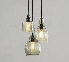 Paxton Glass 3 Multi Light Pendant Pottery Barn