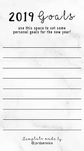 2019 Goal Setting Instagram Story Template Instagram Story Template Story Template Instagram Story