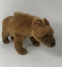 Fiesta Plush Standing Hyena 17 Brown Soft Stuffed Animal Toy Ebay Soft Stuffed Animals Pet Toys Hyena