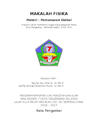 Doc Makalah Fisika Pemanasan Global Raffie Ahmad Riesman Putra Academia Edu