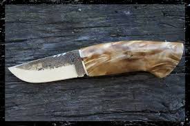 Puukko Brut De Forge Peuplier Couteau Couteaux Artisanaux Couteaux Pliants