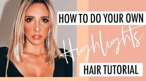 Why i went blonde at home. Diy How To Highlight Hair At Home Using A Cap Brown Hair With Blonde Highlights Tutorial Youtube