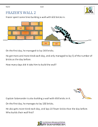 5th Grade Math Word Problems Frazers Wall 2 5th Grade Math Math Problems Math Word Problems