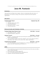 Curriculum vitae definition and examples. First Part Time Job Resume Sample Fastweb