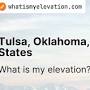 Tulsa, Oklahoma elevation from whatismyelevation.com