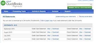 Or process a credit card in quickbooks desktop. View And Download Statements In The Merchant Servi
