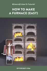 Charcoal then burns in the bottom of the furnace longer than the wood used to make the charcoal. How To Make A Furnace In Minecraft Bypixelbot