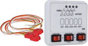 Amazon Com Rv Tank Sensor Monitor Panel M25 Kib Replacement Panel Only Level Sensor Fresh Water Or Holding Tank Level Sensor White Automotive