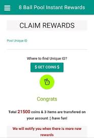 Способ накрутки монет с гостей. Get Coins 8 Ball Pool Free Rewards