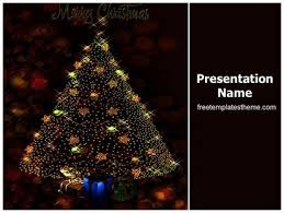 Free Merry Christmas Powerpoint Template Christmas Powerpoint Template Powerpoint Templates