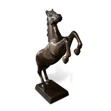Browse and explore life size bronze horse statues at fastquickanswers.com! Rearing Horse Statue Large Metal Stallion Figurine Bronze Finish Rustic Deco Incorporated