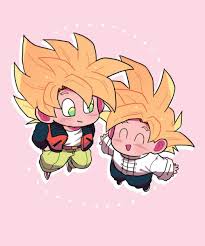 Chibi Goku And Gohan W Hk Chaaan Goku And Gohan Dragon Ball Z Dragon Ball Art