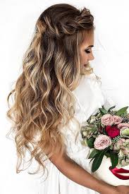 33 Stylish Wedding Hairstyles With Hair Down Wedding Hairstyles For Long Hair Down Hairstyles Hair Styles