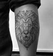 30 Lion Leg Tattoo Designs For Men Big Cat Ink Ideas