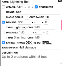 Community Forums Help My 1 Spell Attack Comes Out As A 1d4 Dnd E5 Roll20 Online Virtual Tabletop