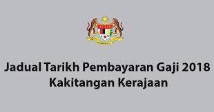 Total rapel gaji yang akan dicairkan pada awal april mencapai rp 2,61 triliun. Jadual Tarikh Pembayaran Gaji 2018 Penjawat Awam Cerita Budak Sepet