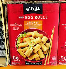 These Minh Mini Chicken Eggrolls Are Delicious 50 Count Right Now On Sale 4 Off Now Only 5 99 Costcodeals Cost Chicken Egg Rolls Egg Rolls Mini Eggs
