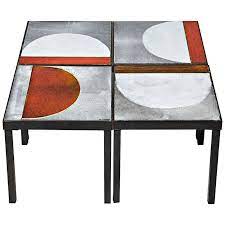 exceptionnal and unique coffee table by roger capron vallauris france unique coffee table coffee table iron coffee table