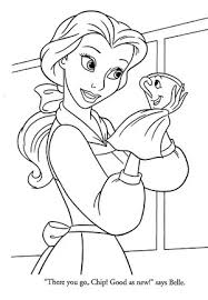 Disney princess and animals coloring pages to kids free disney princess coloring pages with animals picture, animals is a good friend cartoon princess in the story. Belle Coloring Pages