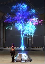 Holographic Tree Blue Swtor Strongholds Technological Decoration In Star Wars The Old Republic Star Wars Rpg Holographic Glow In The Dark