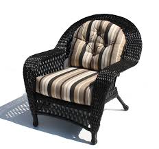 Outdoor Wicker Chair Montauk Shown In Black Wicker Paradise Outdoor Wicker Chairs Wicker Patio Chairs Outdoor Wicker