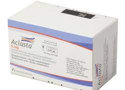 Aclasta contains the same active ingredient found in zometa (zoledronic acid), used for oncology indications, and a patients must be appropriately hydrated prior to administration of aclasta. Saudi Fda Safety Communication Re Using Aclasta Product