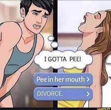 Pee mouth