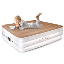 Nxone Joofo Air Mattress Queen Breathability And Comfort Double High Raised Inflatable Airbed Best Inflatable Bed Air Mattress Air Bed