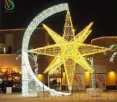 Outdoor Giant Christmas Decorative 3D Star LED Motif Lights ...