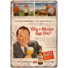 Blatz Brewing Co. Beer Signantique Advertising Llc - Aegisengineering.Com.Sg