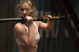 The star of the martial arts opus lady bloodfight was kind enough to take a few moments away from her work on the set of her current Amy Johnston