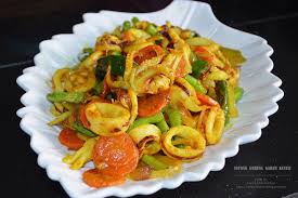 Amie S Little Kitchen Sotong Goreng Kunyit Sedap