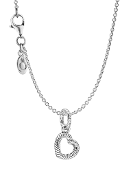 Pandora kette im sale finden. Pandora 39514 Damen Kette Herz Silber Uhrcenter