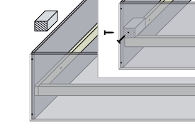 Falls das bett später mit laminat verkleidet werden soll, müssen an 2 podestteilen. Podest Selber Bauen Mit Schlaffunktion Anleitung Von Hornbach